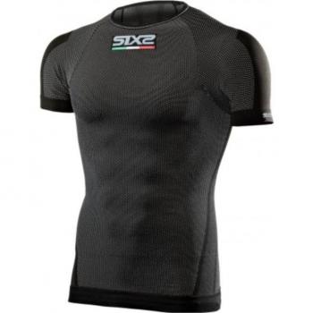 Camiseta Interior SIXS Carbon Negro, tipo: camiseta de manga corta, características: función termorreguladora perfecta para todas las estaciones, color negro, tallas M/L