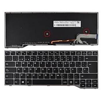 Teclado Retroiluminado Compatible para Fujitsu Lifebook E743 E744 E733 E734