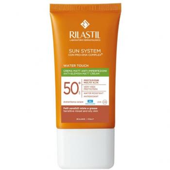 Crema Solar Matificante Water Touch SPF 50+ Rilastil - 50 ml