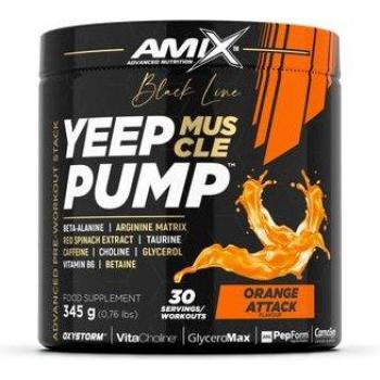 Amix Black Line Yeep Pump Con Cafeína Naranja 345g