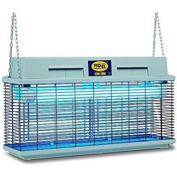 Mosquitera Eléctrica Profesional Mo-el Cri Cri 308e con Atracción de 15-18m, Insecticida de 80W y Dimensiones Compactas