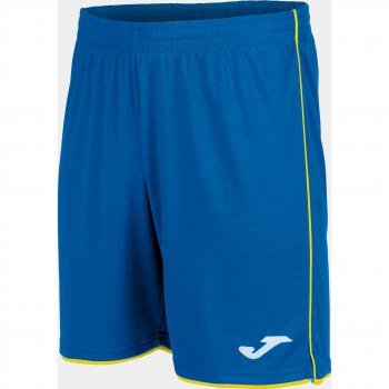 Short Joma Liga Hombre Royal Amarillo - Material ligero, secado rápido, cintura elástica con cordón ajustable, diseño moderno, bolsillo lateral