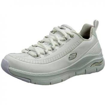 Skechers Arch Fit Citi Drive, Zapatillas Mujer, Blanco, 41 EU