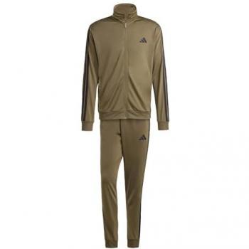 Chándal Adidas 3-Stripes Basic Tricot Hombre Verde Oliva XL