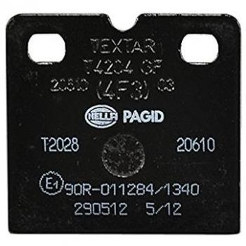 HELLA 8DB 355 005-301 Brake Pad Set, disc parking brake - T2028