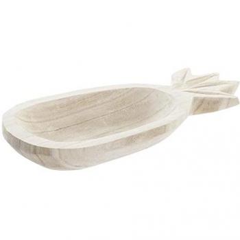 Centro de Mesa DKD Home Decor Marrón Natural Boho 39 x 16 x 5 cm - Material: Paulownia, Dimensiones: 39 cm de largo, 16 cm de ancho, 5 cm de alto, Est