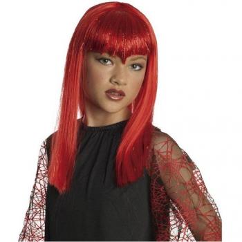 Peluca Vampiresa Infantil Roja Traviesa Rubie's