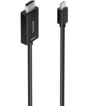 Cable Conversor Aisens Mini DisplayPort a HDMI 4K@60Hz, 5m, Negro