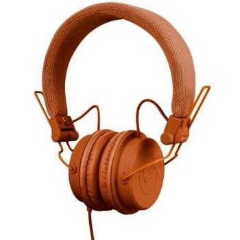 Auriculares Reloop RHP-6 Naranja Diadema Cerrados con Micrófono y Control Remoto, Conexión para 2 Pares de Auriculares, Cable Trenzado