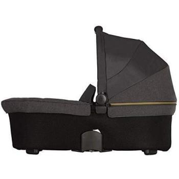 Micralite - Capazo plegable inteligente de dos pliegues de flujo de aire - Negro