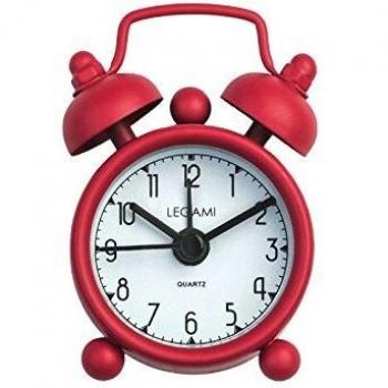 Mini Reloj Despertador Vintage Rojo Tick Tock Legami