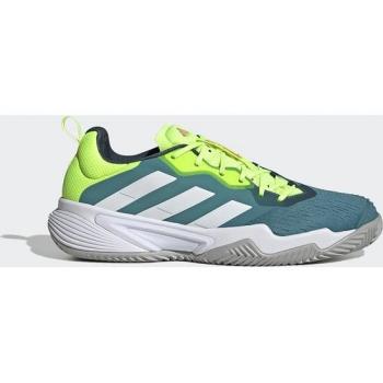 Zapatillas de tenis de hombre Barricade adidas - Alto rendimiento, diseño moderno, color petróleo y verde neón