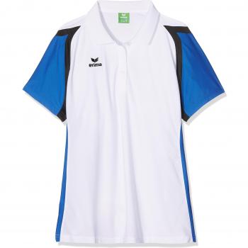 Erima GmbH Razor 2.0 Polo de Tenis, Mujer, Blanco/New Royal/Negro, 44