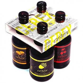 CEREX - Pack Degustación de 4 Cervezas Artesanas - Cerveza de Castaña, Cereza, Ibérica de Bellota y Pilsen - Mejor Cerveza Artesanal de España Premios World Beer Awards 2017 y 2015