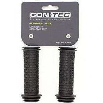 CONTEC Kindersicherheitsgriff 'Happy Kid' SB-verpackt, Paar Kratongummi, toller Grip, mit Prallschutz und Flansch für maximale Sicherheit, 105mm, schwarz
