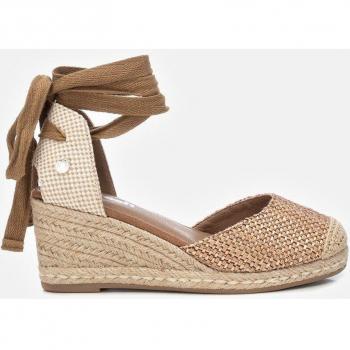 Refresh - Sandalias de cuña para mujer con cierre de cintas