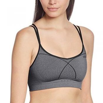Odlo - Sports Bra Seamless Bra Top Soft, color steel, talla XL