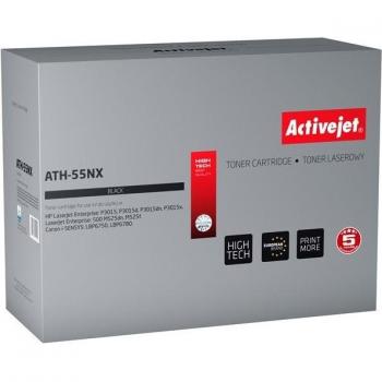 Cartucho de tóner Compatible Activejet ATH-55NX Negro 1 pieza(s)