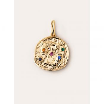 Charm Singularu Organic Colors Zodiaco Baño Oro - Colgante Piscis