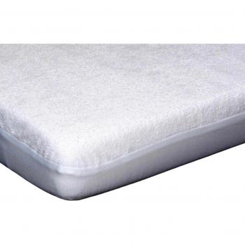 Protector de Cuna Domiva 100% Algodón Tratado Sanitizado Blanco 60 x 120 cm