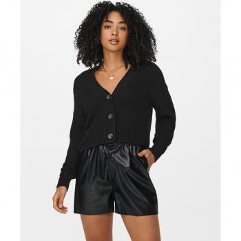 Cardigan de Mujer Only Carol Negro de Tejido Suave Talla 6 UK