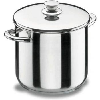 Lacor - 40121 - Olla Super Alta con Tapa Vitrocor 20cm Inox