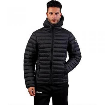 Chaqueta Givova Capri G020-0010, Abrigo unisex adulto, color negro, talla S