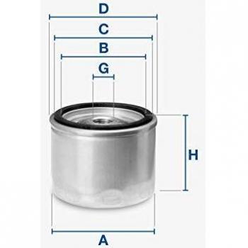 Filtro de aceite UFI 23.134.00 Spin-On