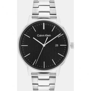 Reloj de hombre Calvin Klein Linked 25200053 de acero inoxidable con diseño moderno, esfera analógica, resistente al agua y correa ajustable