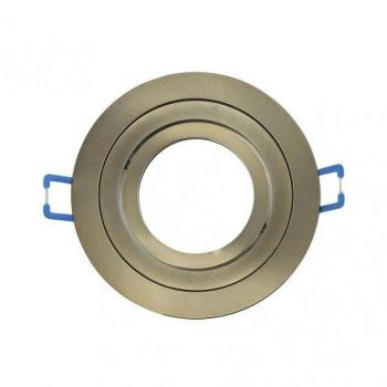 Empotrable Orientable Cenote 1xGU10 Redondo Cuero 2x9,2x9,2 cm con portalampara - Ahorro de Energía