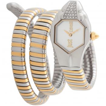 Just Cavalli Womens Analogue Classic Quartz Watch with Stainless Steel Strap JC1L022M0045