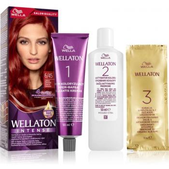 Wella Wellaton Intense Permanent Hair Dye with Argan Oil, Shade 6/45 Red Passion