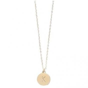 Kate Spade New York Gold Mini Initial 'K' Pendant Necklace
