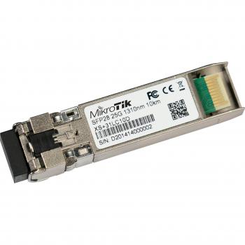 Módulo Transceptor de Fibra Óptica SFP28 Mikrotik XS+31LC10D, MultiModo, 25000 Mbit/s, 1310 nm