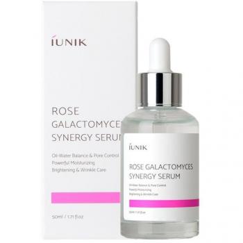 iUNIK Rose Galactomyces Synergy Hydrating and Firming Facial Serum 50ml