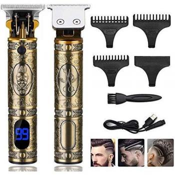 Maquina Cortar Pelo,Cortapelos Hombre Profesional,Maquinilla Cortar Pelo con Pantalla LCD, Recortador Pelo Barba Kit Familia,Carga USB
