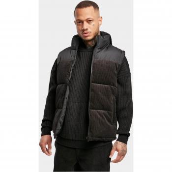 Urban Classics Men's Black Cord Vest