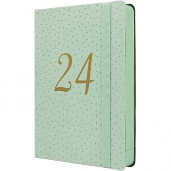 Agenda Finocam Flexi Joy F4 2024 Confeti 118x168mm 1 Día por Página Multicolor Catalán Multilingüe Encuadernada
