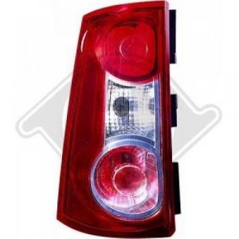 Piloto trasero izquierdo Diederichs 4421691 para Renault/Dacia, compatible con P21W, P21/5W, PY21W