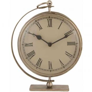 Clayre y fed 6KL0217 reloj de péndulo plateado aprox 18 x 6 x 23 cm