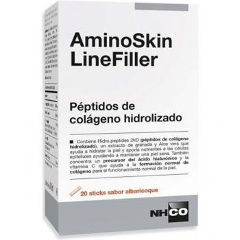 AminoSkin LineFiller 20 Sticks - Collagen Peptide with Apricot Flavor