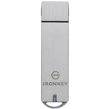 Kingston IKS1000B/16GB 16 GB Iron Key Basic S1000 Encrypted USB 3.0, FIPS 140-2 Level 3
