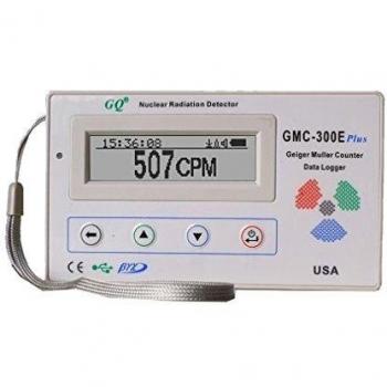 GQ Contador Geiger Mueller GMC-300E-Plus Digital Geiger Counter Nulcear Radiation Detector Monitor Meter dosimeter Beta Gamma X Ray Data Logger Recorder Realtime