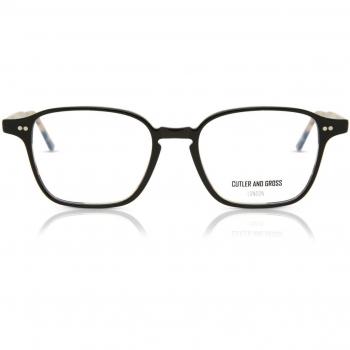 Cutler and Gross 1360 3 Armazones para Hombre Negros, Lentes Recetados Para Hombre Negros, Gafas Recetadas para Hombre Negras