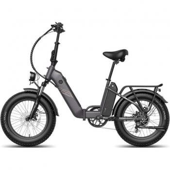 Bicicleta Eléctrica Fafrees FF20 Polar 500W con Autonomía de 110km y Frenos de Disco Negra
