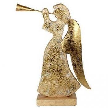 SIGRIS Decor and Go Ángel Trompeta Figuras Navidad Colección Navidad