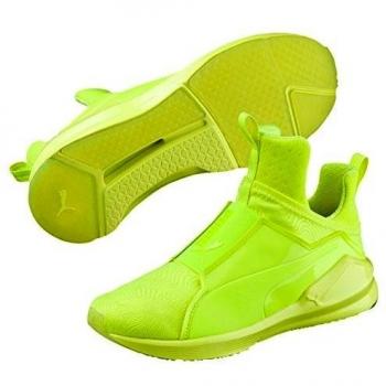 Puma - Zapatos de cordones para mujer Amarillo amarillo