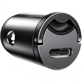 Baseus Tiny Star USB-C, QC 4.0+, PD, 30W Mini Cargador de Coche (Gris)