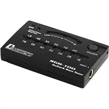 Dimavery 26300010 - Afinador electrónico profesional para guitarra y bajo Dimavery Sgb-100