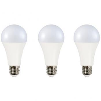 Bombilla LED Estándar A60 E27 17W 1710lm 6500K - Paquete de 3 unidades